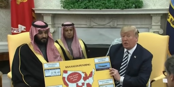 محمد بن سلمان وترامب